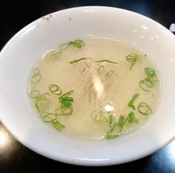 名古屋市栄のステーキ専門店鎌田のステーキセットのセットスープ