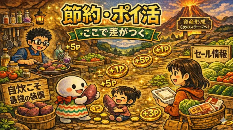 節約・ポイ活で差がつく｜自炊・ポイント活用のお得術